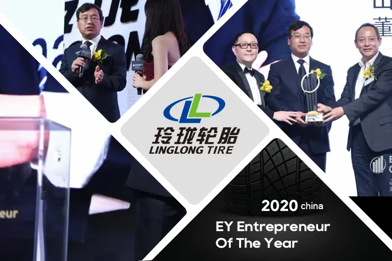 Ernst & Young công bố Wang Feng của Shandong Linglong Tyre Co., Ltd. là Doanh nhân của năm® 2020 Người đoạt giải thưởng Trung Quốc